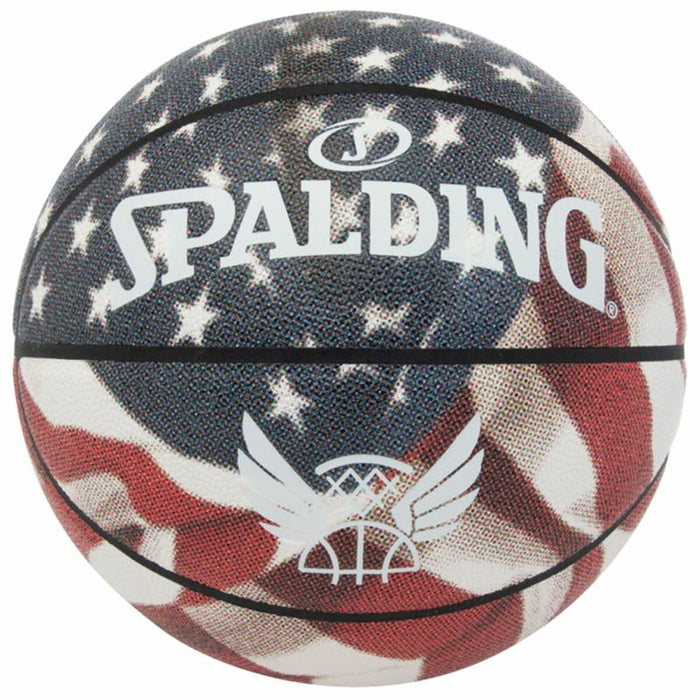 Basketball Spalding Trend Stars Stripes BL Weiß 7