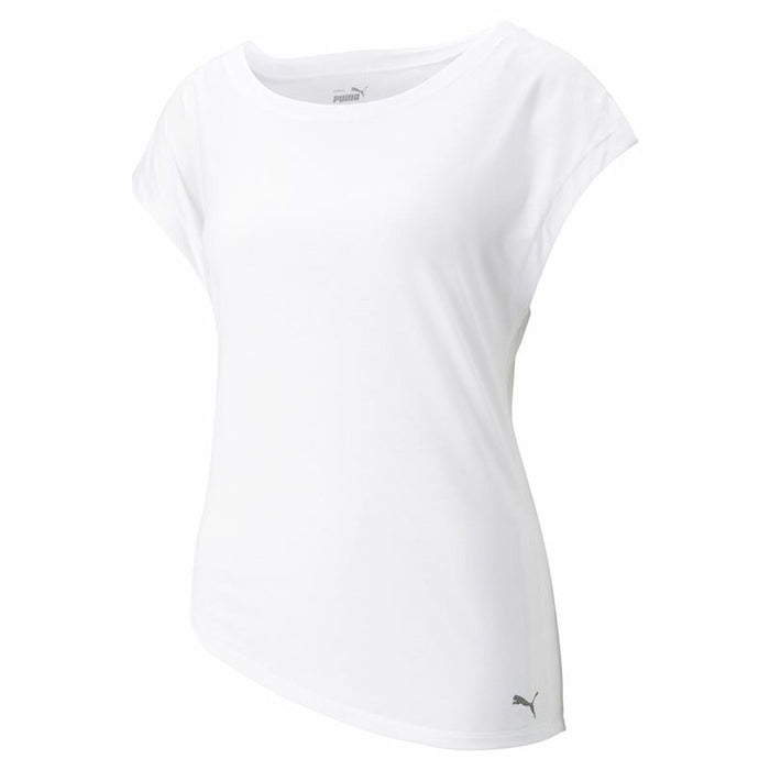 Damen Kurzarm-T-Shirt Puma Studio Foundation Weiß