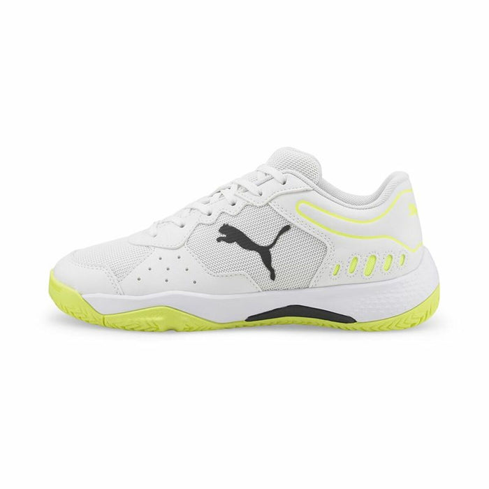 Children's Padel Trainers Puma Solarsmash RCT Yellow White