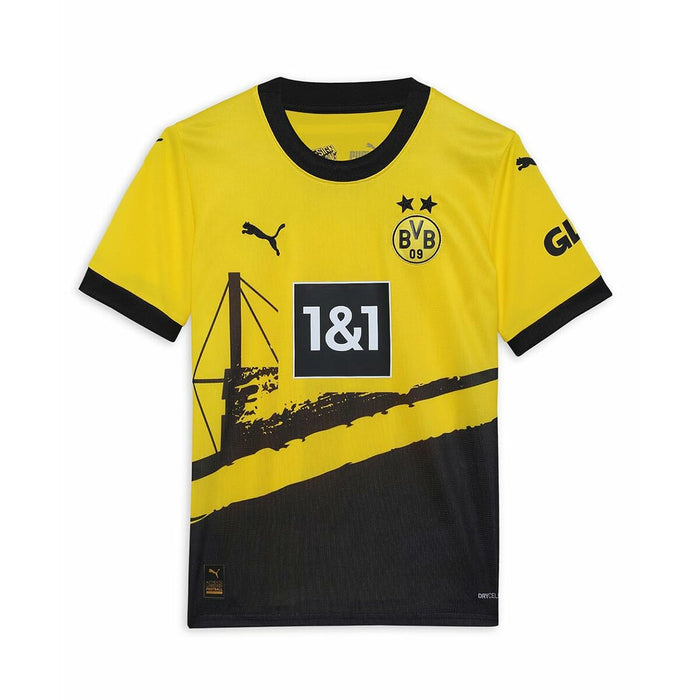 Children's Short Sleeved Football Shirt Puma BVB Home Jersey Replica Jr (116 cm)