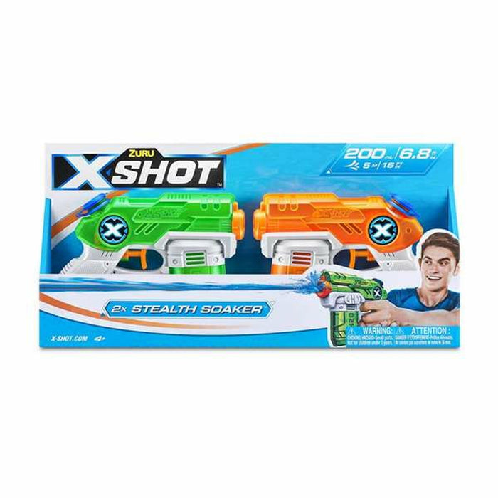 Wasserpistole X-Shot Warfare Double Small Stealth 2 Stücke 16 x 13 x 3 cm