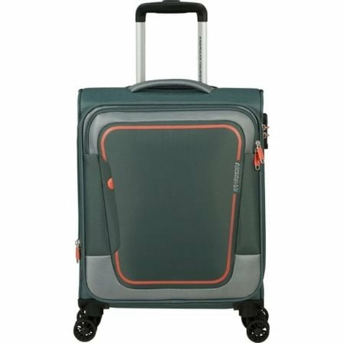 Koffer für die Kabine American Tourister Pulsonic Spinner grün 43,5 L 55 x 40 x 23 cm