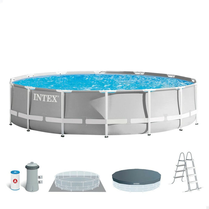 Schwimmbad Abnehmbar Intex 457 x 107 x 457 cm