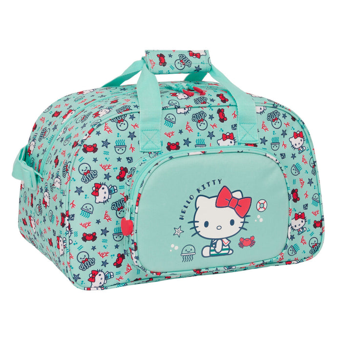 Sporttasche Hello Kitty Sea lovers türkis 40 x 24 x 23 cm