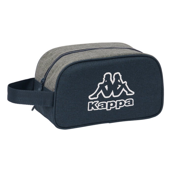 Kulturbeutel für die Schule Kappa Dark navy Grau Marineblau 26 x 15 x 12 cm