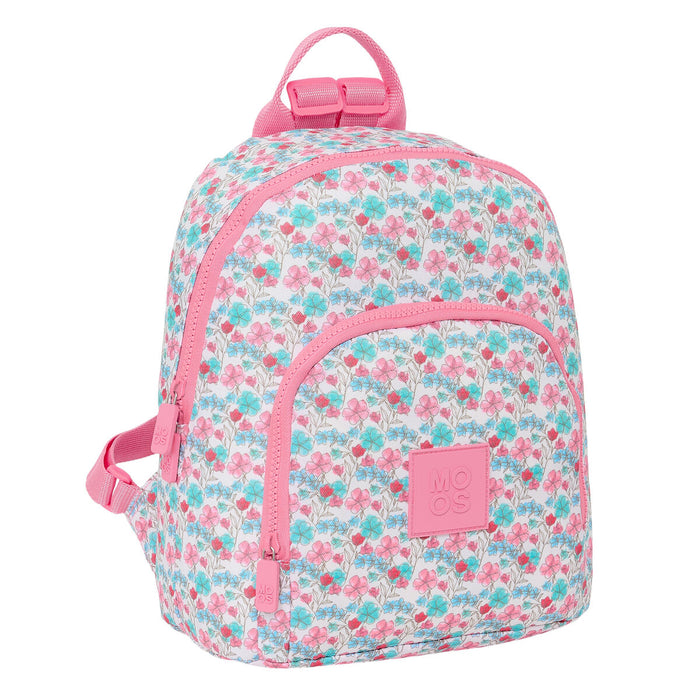 Rucksack Moos Flores Bunt 25 x 30 x 13 cm