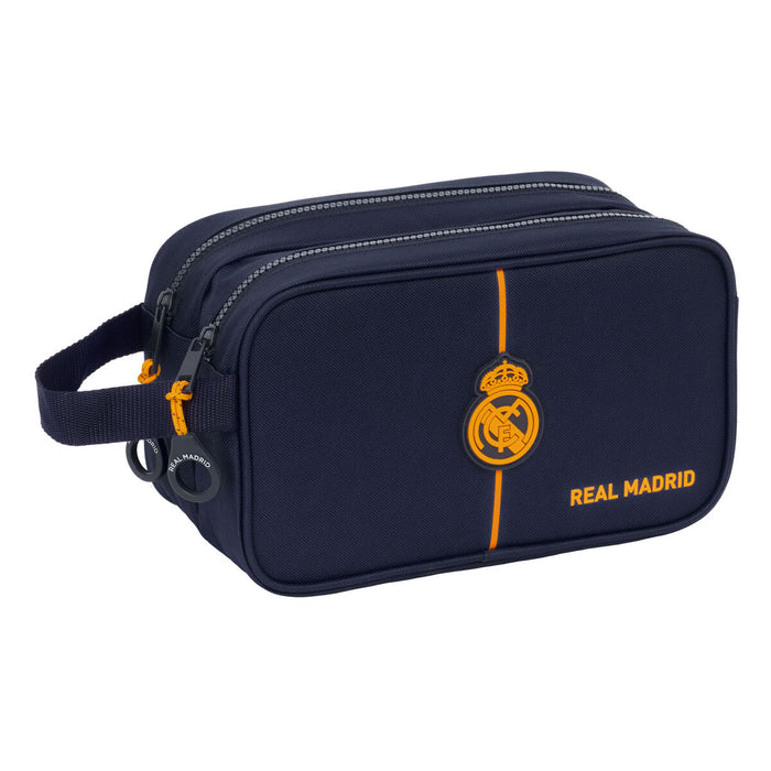 Reise-Toilettentasche Real Madrid C.F. 2nd Kit 24/25 Marineblau Sportlich 26 x 15 x 12.5 cm