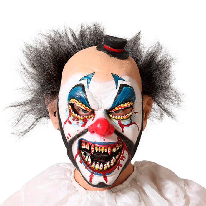 Maske Halloween Clown Schwarz