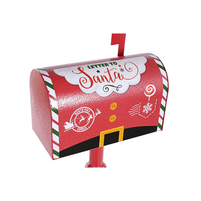 Weihnachtsschmuck DKD Home Decor Weiß Schwarz Rot grün Briefkasten 33 x 18 x 100,5 cm