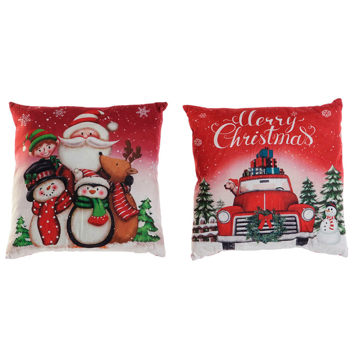 Kissen DKD Home Decor Weihnachten Bunt Polyester 40 x 10 x 40 cm (2 Stück)