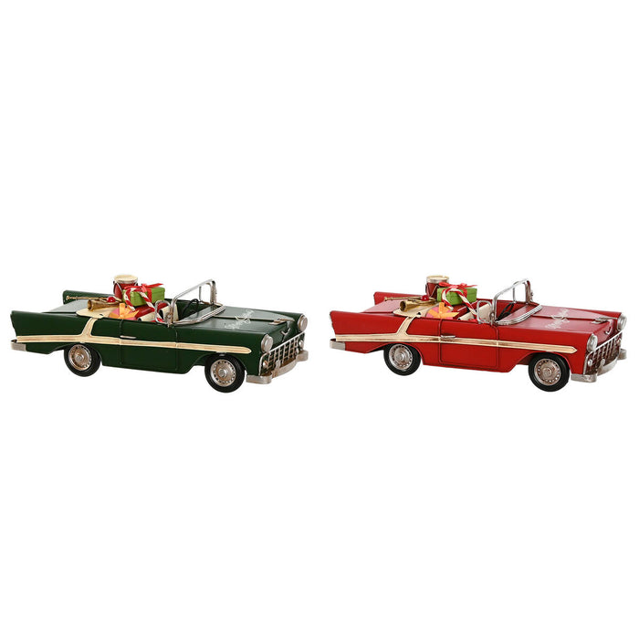 Christmas bauble Home ESPRIT Red Green 37 x 15,5 x 12 cm (2 Units)