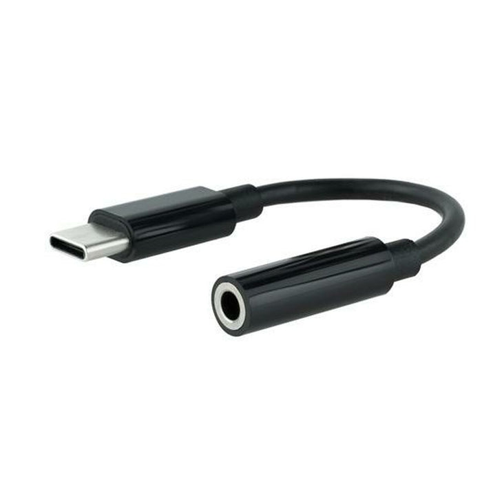 USB-C-zu-Jack 3.5 mm-Adapter NANOCABLE USB-C Jack 3.5 mm Schwarz