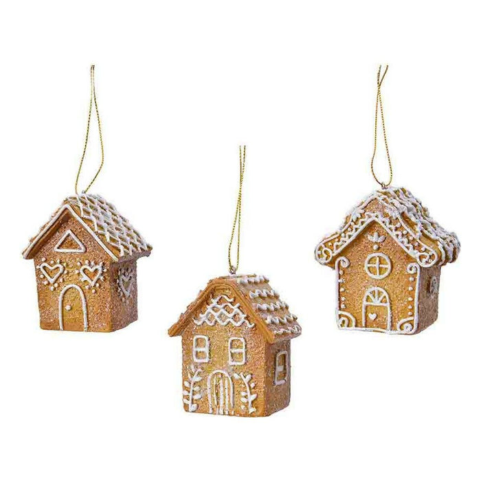 Weihnachtsschmuck Weihnachtsbaum Polyesterharz Ø 7 cm Ingwer Casita