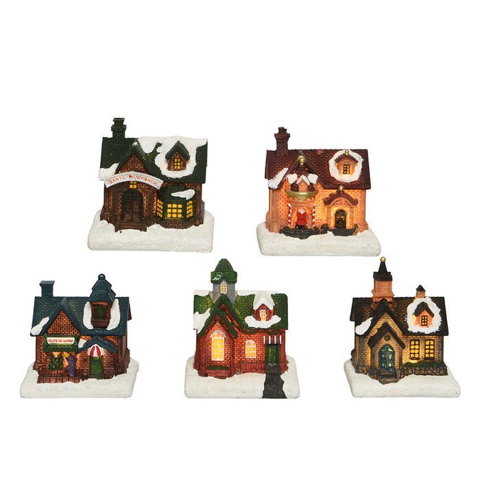 Weihnachtsschmuck Lumineo Casita 8 x 6 x 9 cm