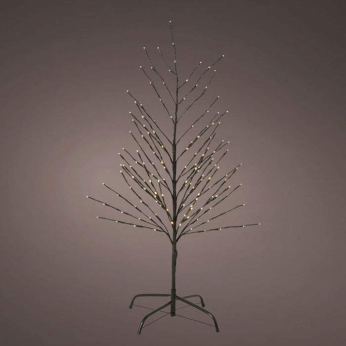 Weihnachtsbaum 493459 LED Batterie Schwarz Ø 80 x 150 cm