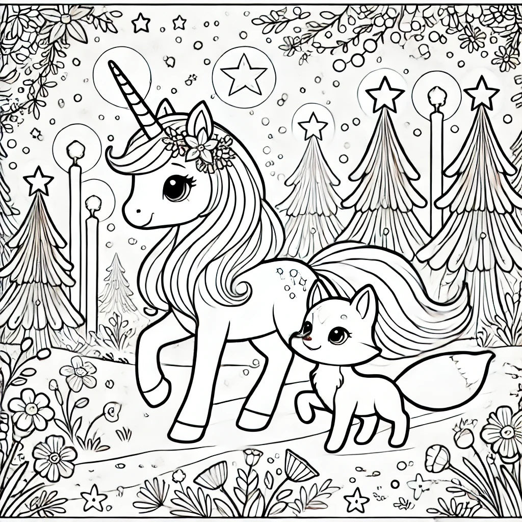 LAS AVENTURAS DEL PEQUEÑO UNICORNIO LUNA - VOLUMEN 1 y dibujos para colorear