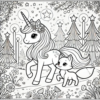 LAS AVENTURAS DEL PEQUEÑO UNICORNIO LUNA - VOLUMEN 1 y dibujos para colorear