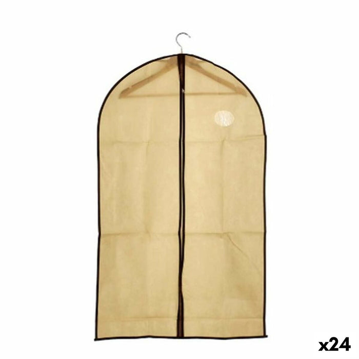 Kleidertasche 60 x 100 cm Beige Polyester Polypropylen (24 Stück)