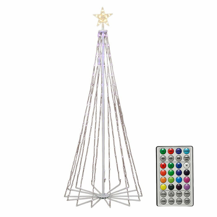 Weihnachtsbaum Lumineo 490772 LED Leicht Außenbereich Bunt 60 x 60 x 150 cm