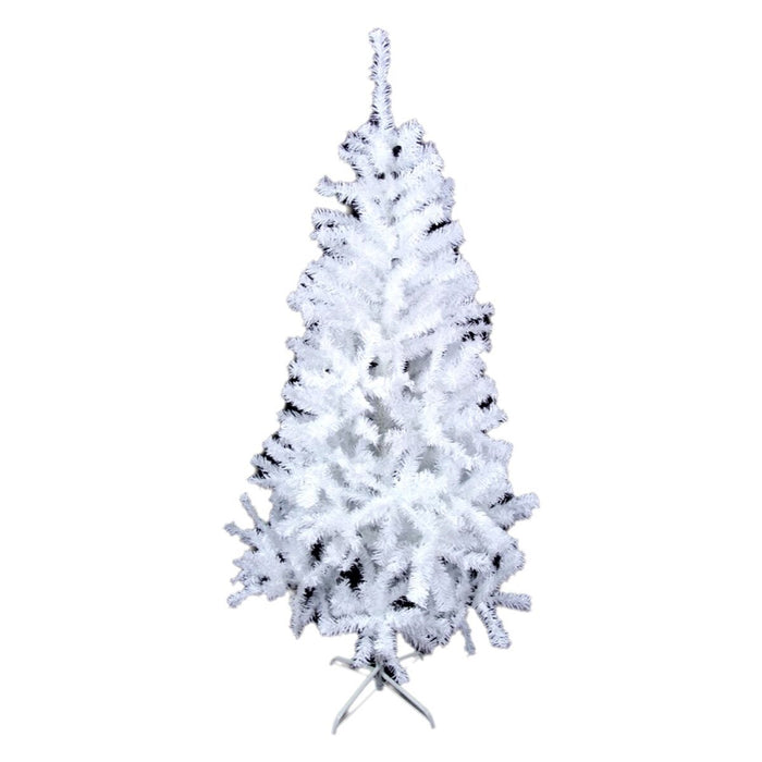 Weihnachtsbaum Weiß PVC Metall Polyäthylen 100 x 100 x 180 cm