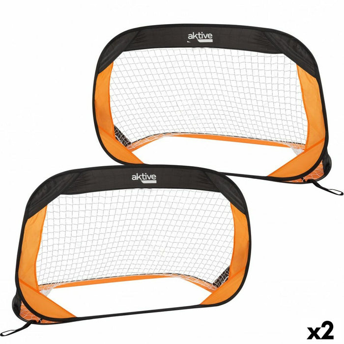 Zweiteiliges Fußballtor-Set Aktive 120 x 80 x 80 cm (2 Stück)