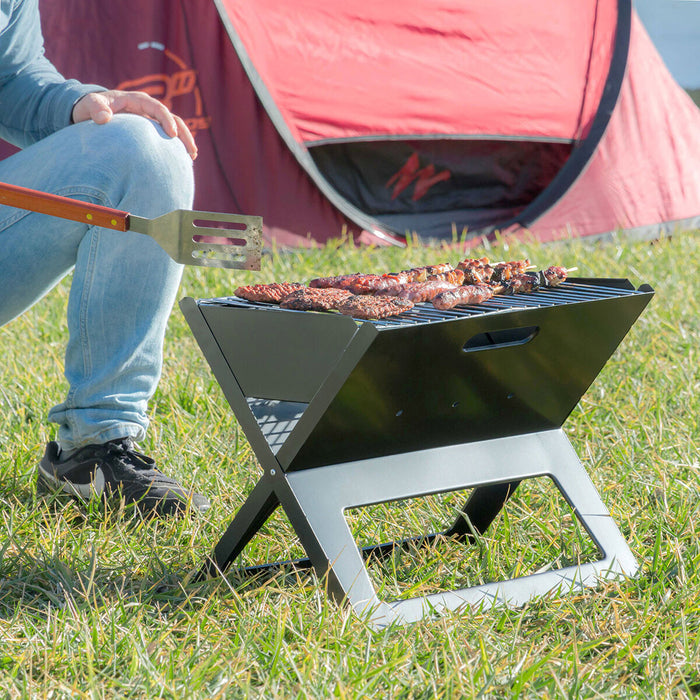 Folding Portable Barbecue for use with Charcoal FoldyQ InnovaGoods